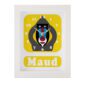 Personalised Children's Clock featuring a Mandrill with googly eyes