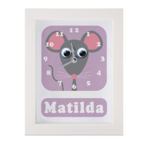 Personalised Children's mouse Clock