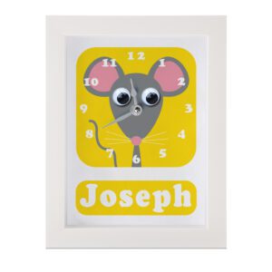 Personalised Children's mouse Clock