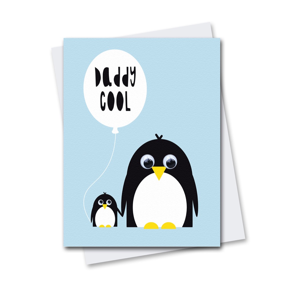 cute daddy cool Fathers Day Card