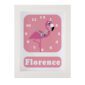 Personalised Children's flamingo Clock