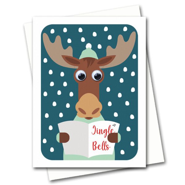 Moose Christmas Card