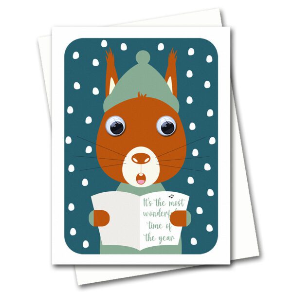 Squirrel Christmas Card