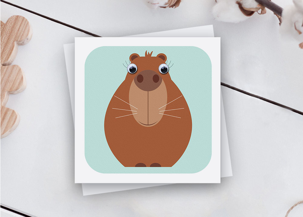 capybara-birthday-card